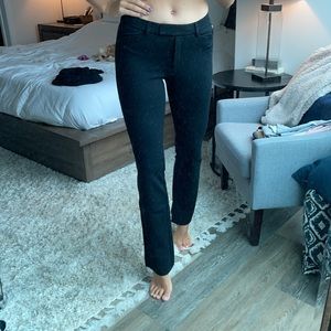 Stretchy black work pants